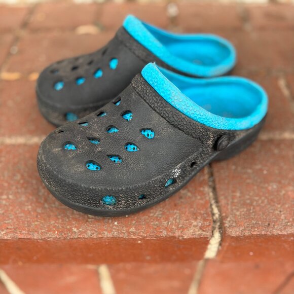 Capelli NY Crocs size 13 - Black & Blue - Picture 7 of 7